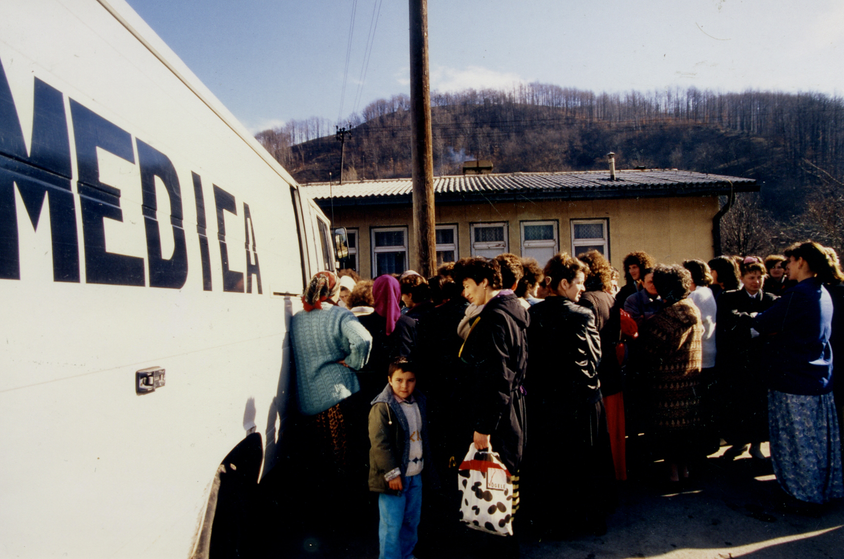 weibliche Kriegsflüchtlinge in Bosnien