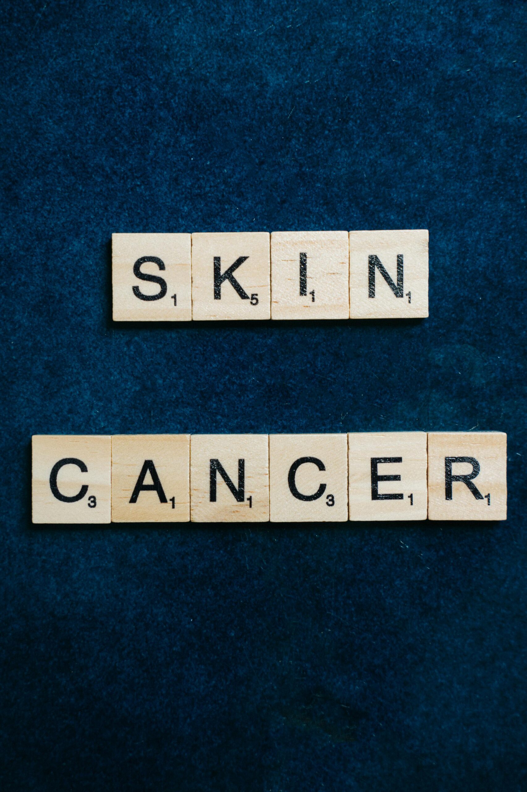 Aufschrift Skin Cancer